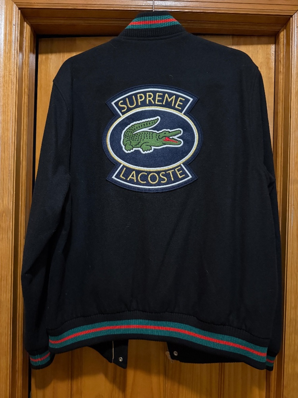 LACOSTE x Supreme Varsity Jacket
